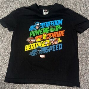 Harley Davidson Avengers shirt youth size small